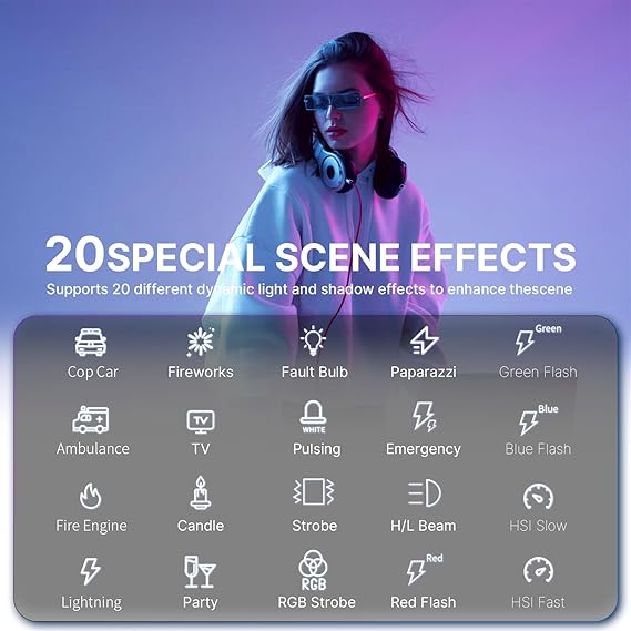 ULANZI VL360 Upgrade 38W RGB Handheld Light Wand LED Video Light Stick with Barndoor, 360°Full Color 2500K-10000K CRI94+ Photography Tube Lighting Stick with 20 Preset Scenes 3400mAh Battery ULANZI VL360 Upgrade 38W RGB Handheld Light Wand LED Video Light Stick with Barndoor, 360°Full Color 2500K-10000K CRI94+ Photography Tube Lighting Stick with 20 Preset Scenes 3400mAh Battery